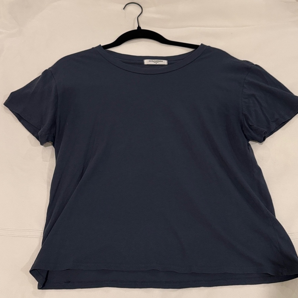 Classic Navy Blue Women's Top